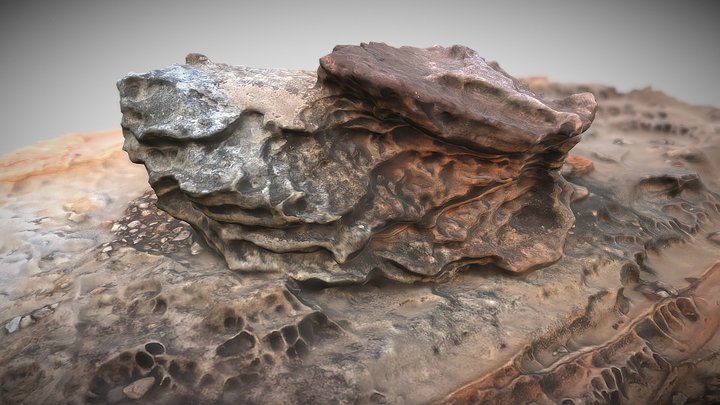 Sandstone Rock Feature - Malabar, Sydney 3D Model