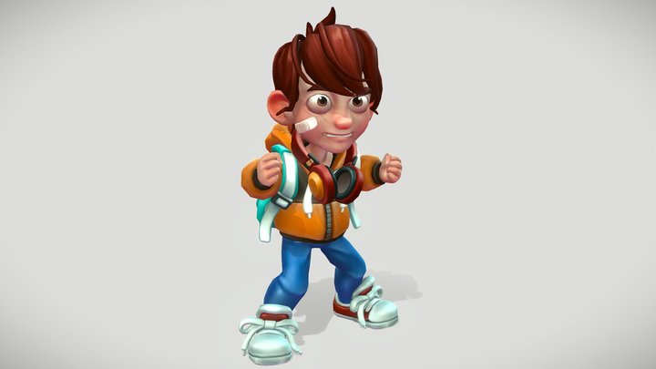 Boy Character 3D Model