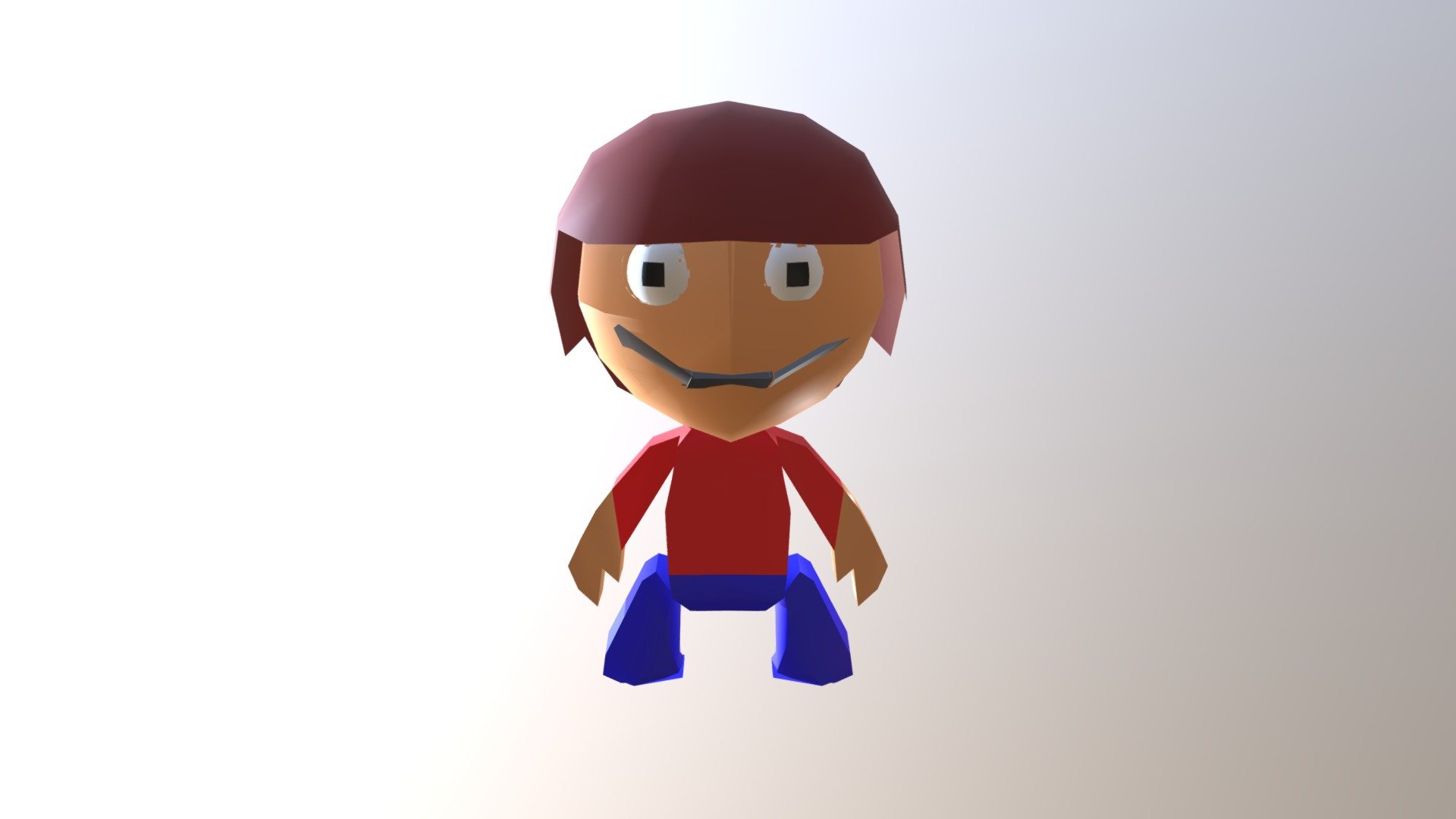 My first blender model (colored version)