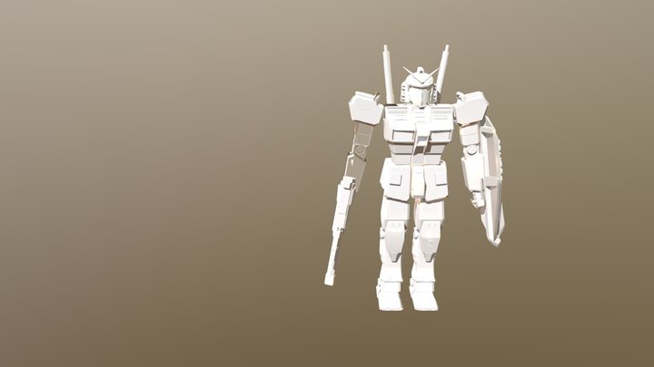 Gundam RX-78 Japanese Police Suit 3D Model