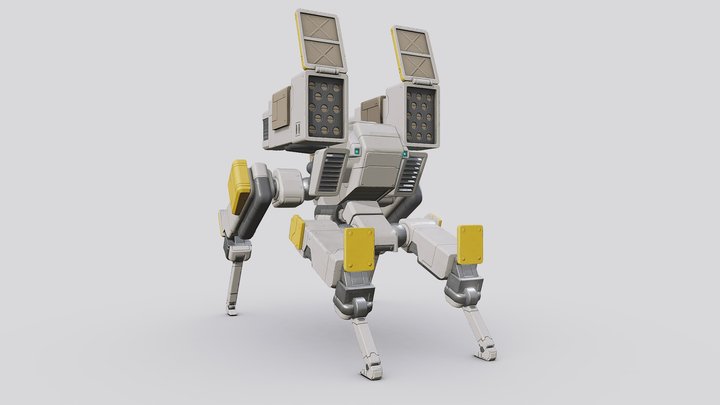 Fire Support Platform 3D Model