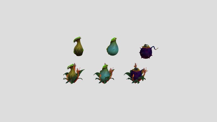 Jungle Foliage Part (1) – Free 3D Model STL
