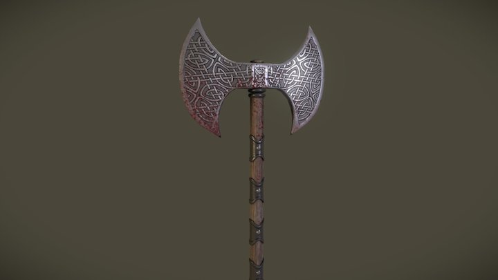 Viking Axe 3D Model