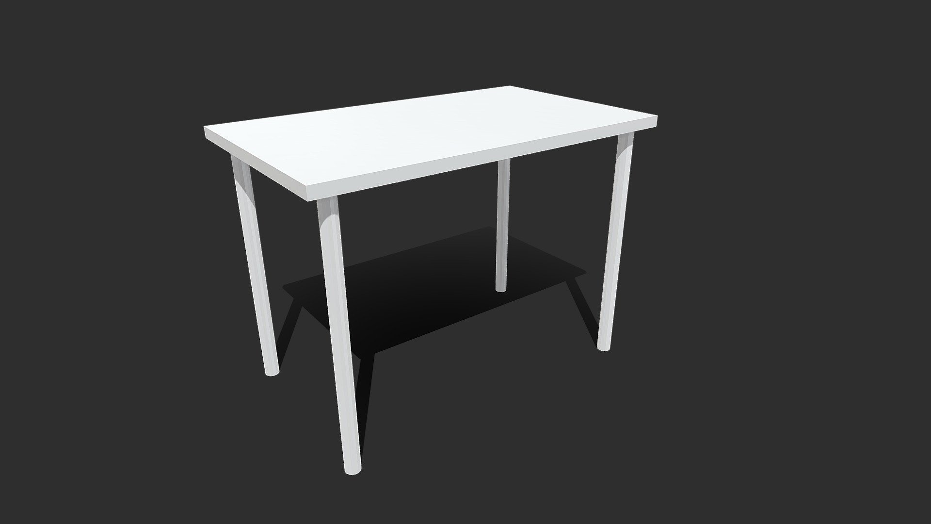 Ikea Linnmon table Buy Royalty Free 3D model by Artbor [c5aec62