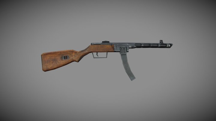 Ppsh41 [psx] – Free 3D Model STL