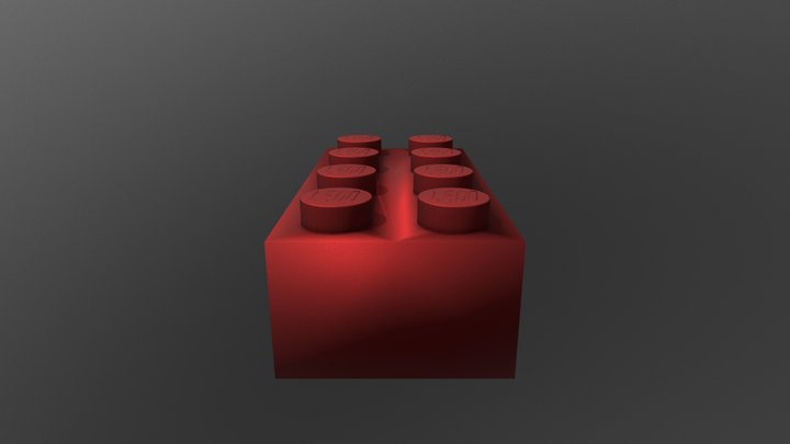 Lego Brick 3D Model