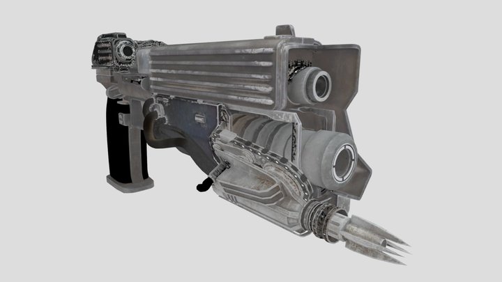 Sword MK-1615 (Handgun) (Cronos: The New Dawn) – Free 3D Model STL