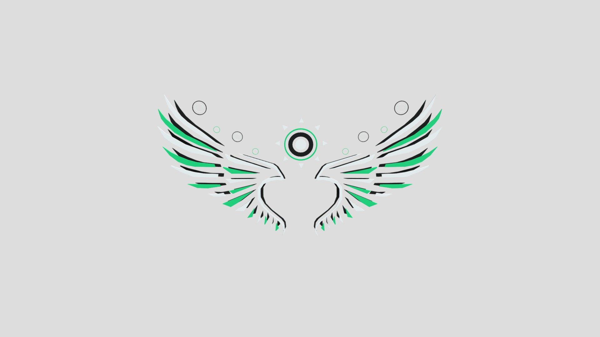 Green Wings - 3D model by Kirasin [c5b0bc6] - Sketchfab