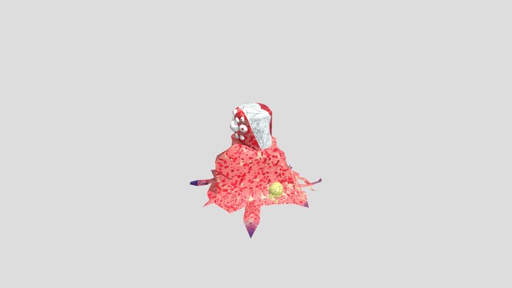 Creature Blinking 3D Model