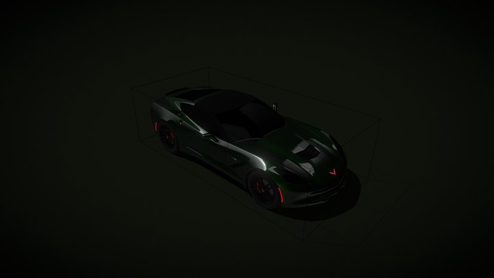 Chevrolet Corvette C7 – Modello 3D gratuito STL