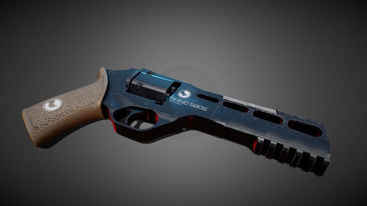 Revolver Rhino 50DS 3D Model