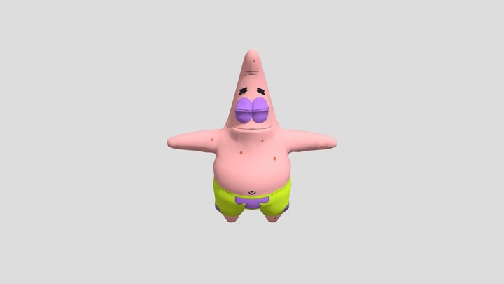 Sponge Bob's Atlantis :  Patrick Star 3D Model