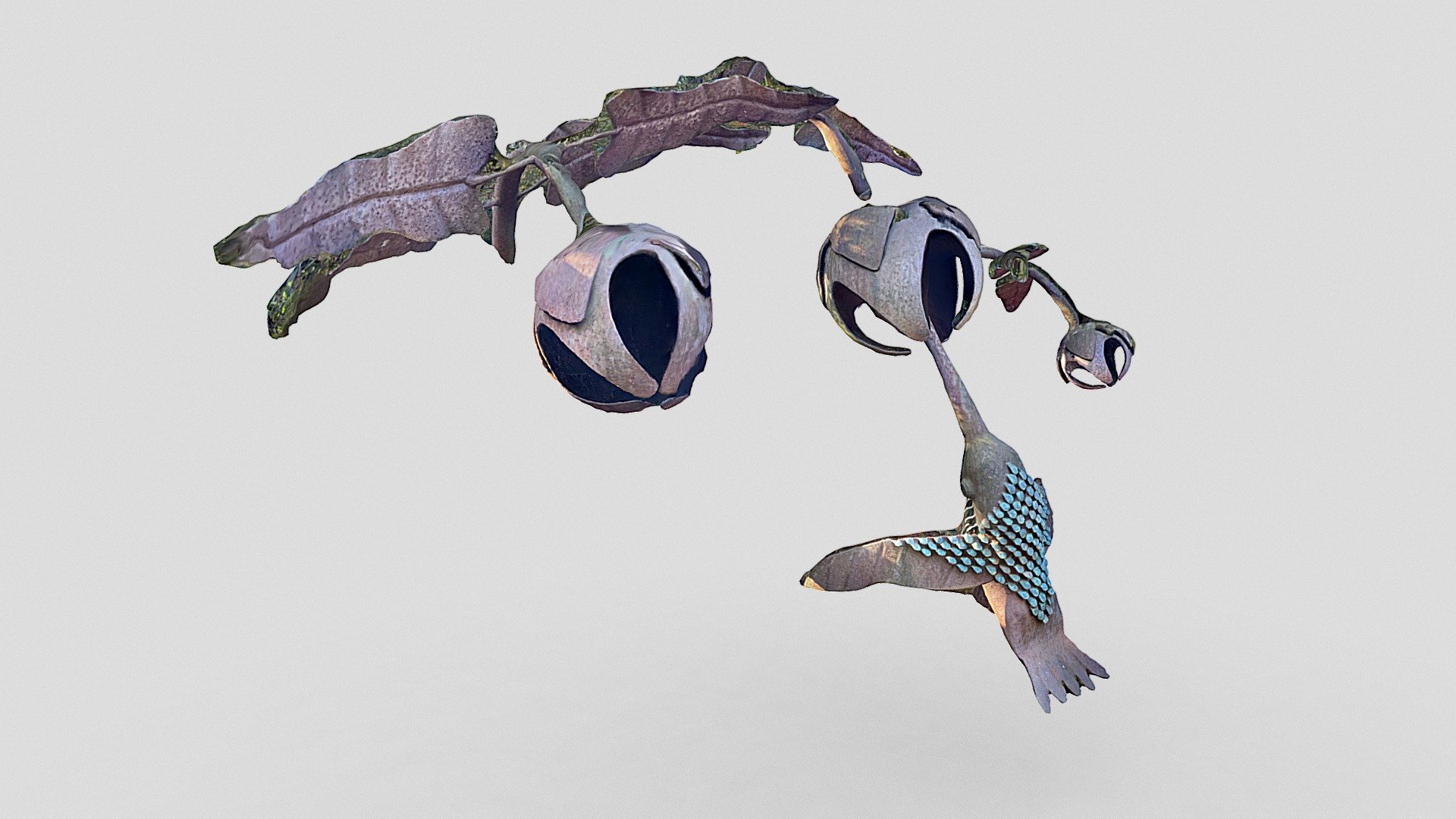 Day 224: Hummingbird sculpture - 1scanaday