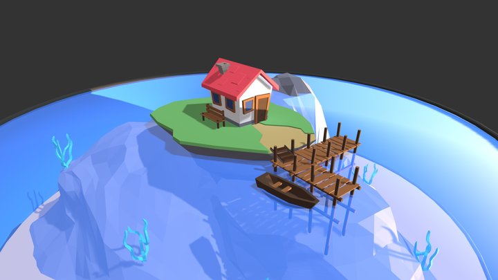 Fisherman's House 3D Model