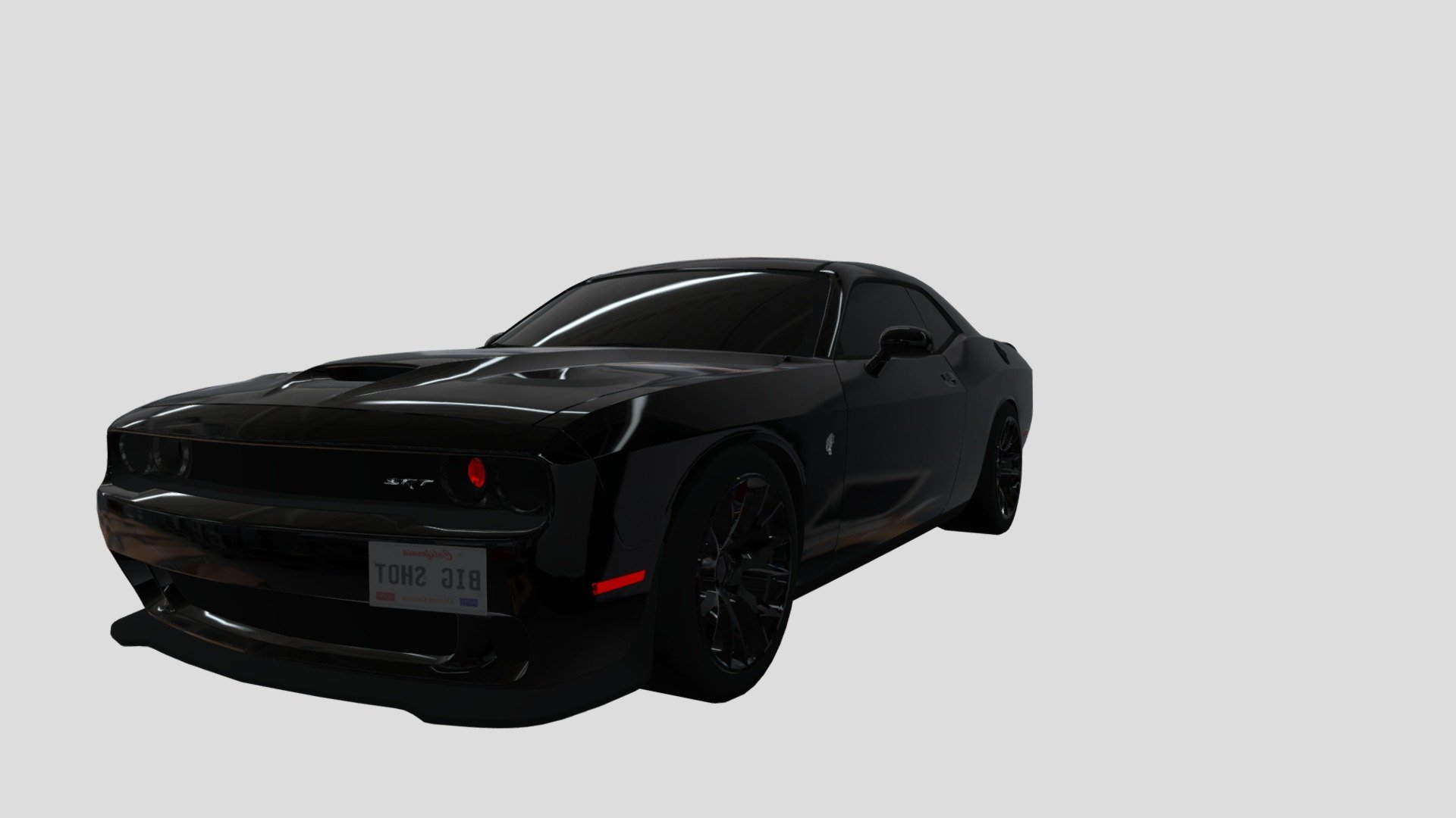 Dodge Challenger SRT - Download Free 3D model by Emmanual Robinson, Jr ...