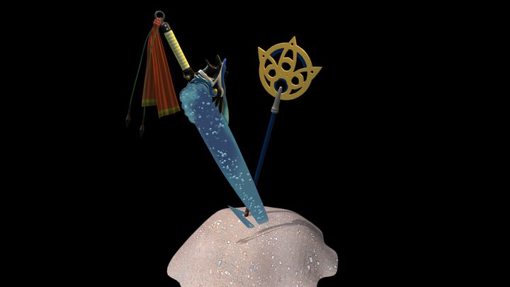 Final Fantasy X Weapon 3D Model