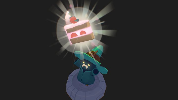 Cake Summoning Spell 3D Model
