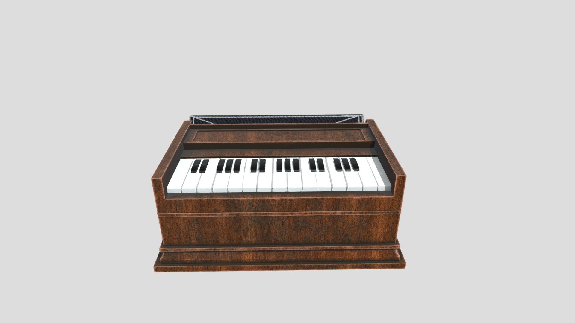Harmonium 3D model by Pratyaksh Garg (pratyakshgarg) [c5b4d9c