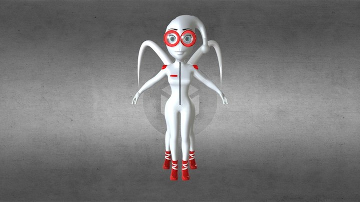 White glowryans 3D Model