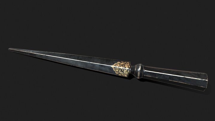 handmade knife 3D Model