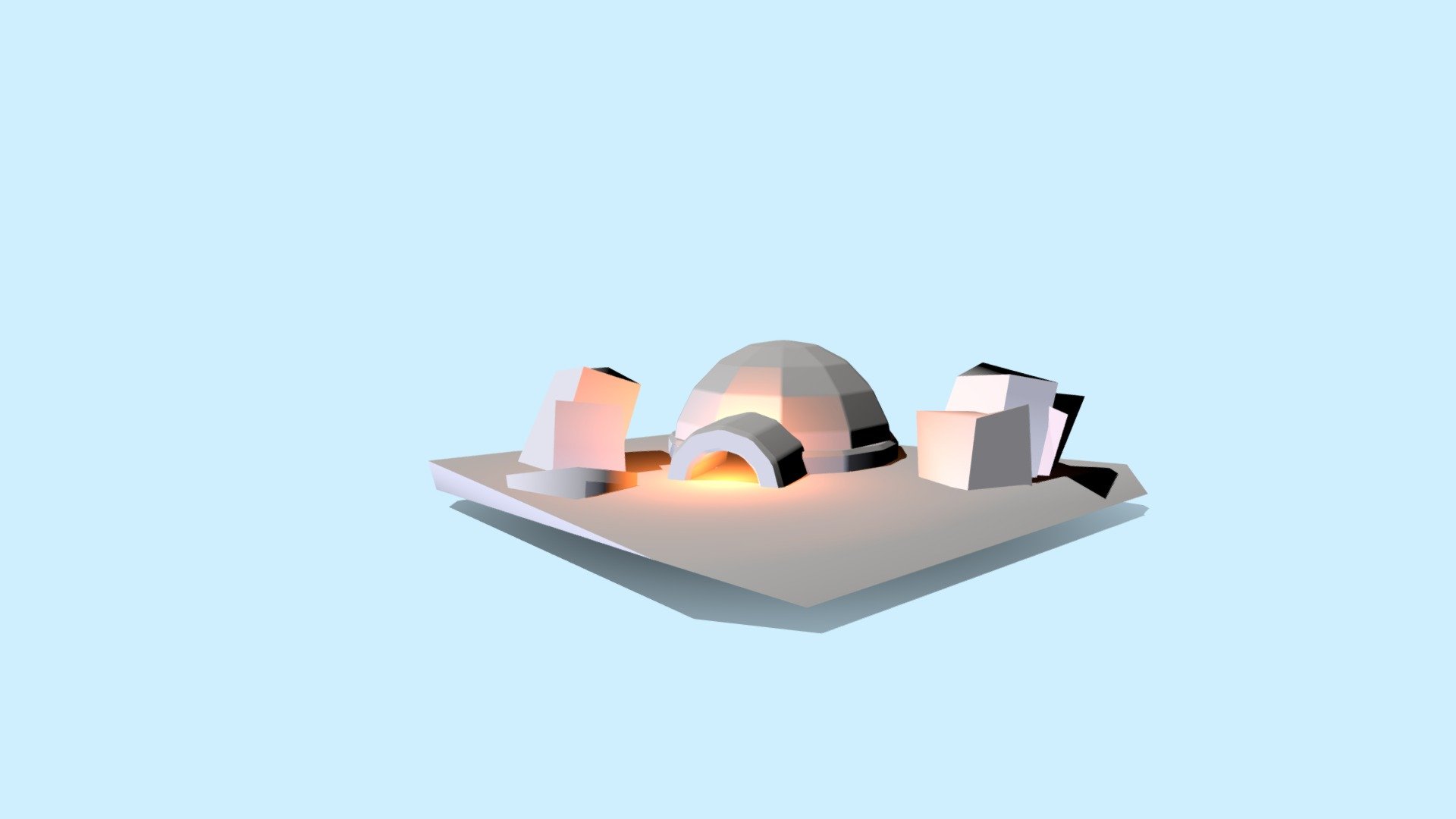 Simple Igloo - 3December — Sketchfab embed 3D viewer