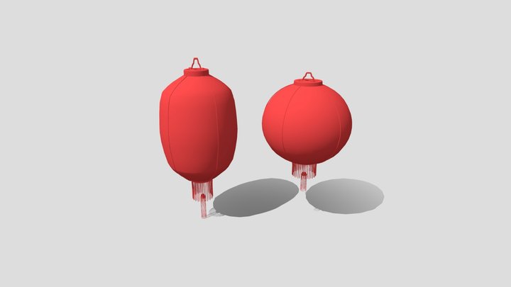 Chinese lanterns 燈籠 3D Model
