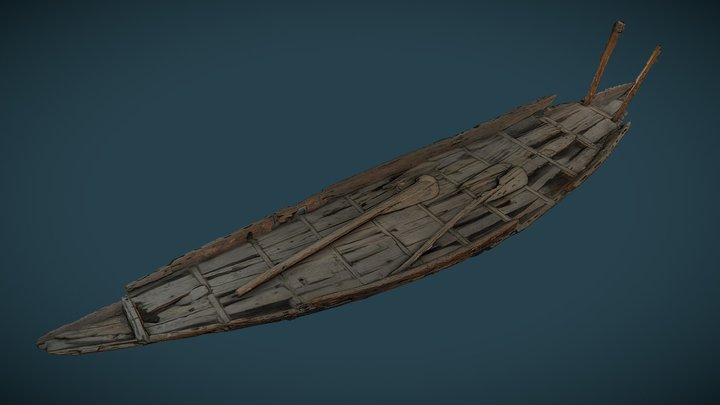 Dahshur boat 3D Model