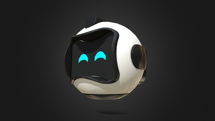 360 Sphere Robot no glass 3D Model