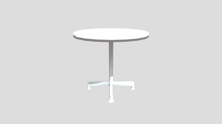 Table Circle 3D Model