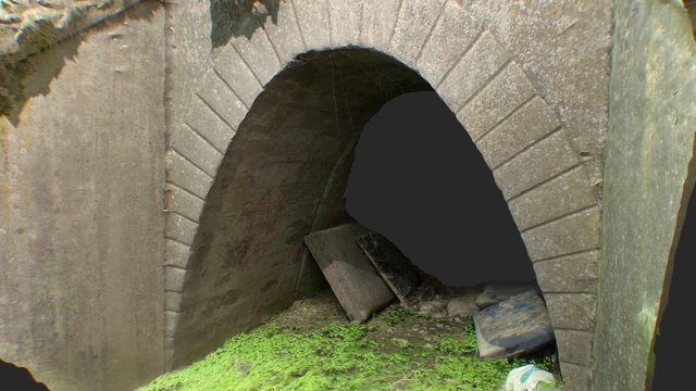 Railway Tunnel Bridge 3D Model