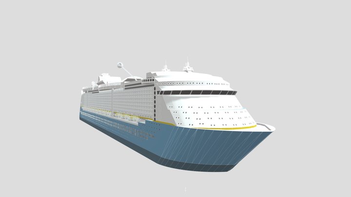 Cruise Ship 3D Model