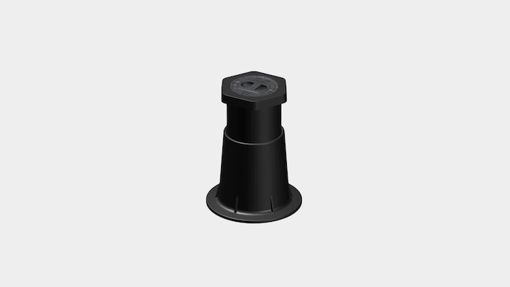 80227220000 Surface Box Mp-vh Ld-gg Avk W 3D Model