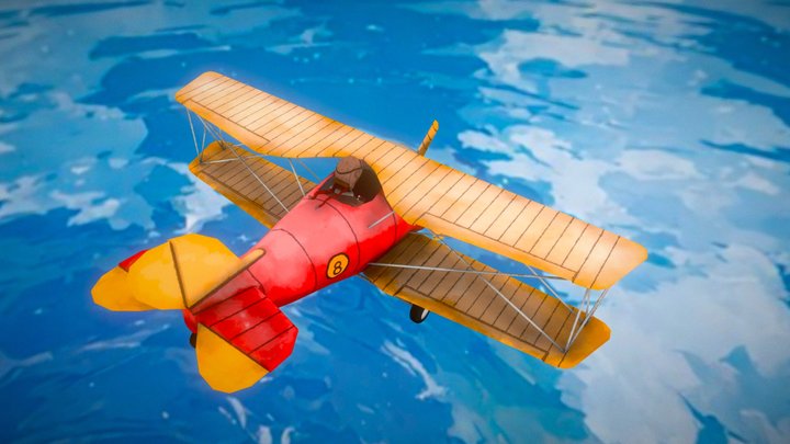 cartoon_airplane 3D Model