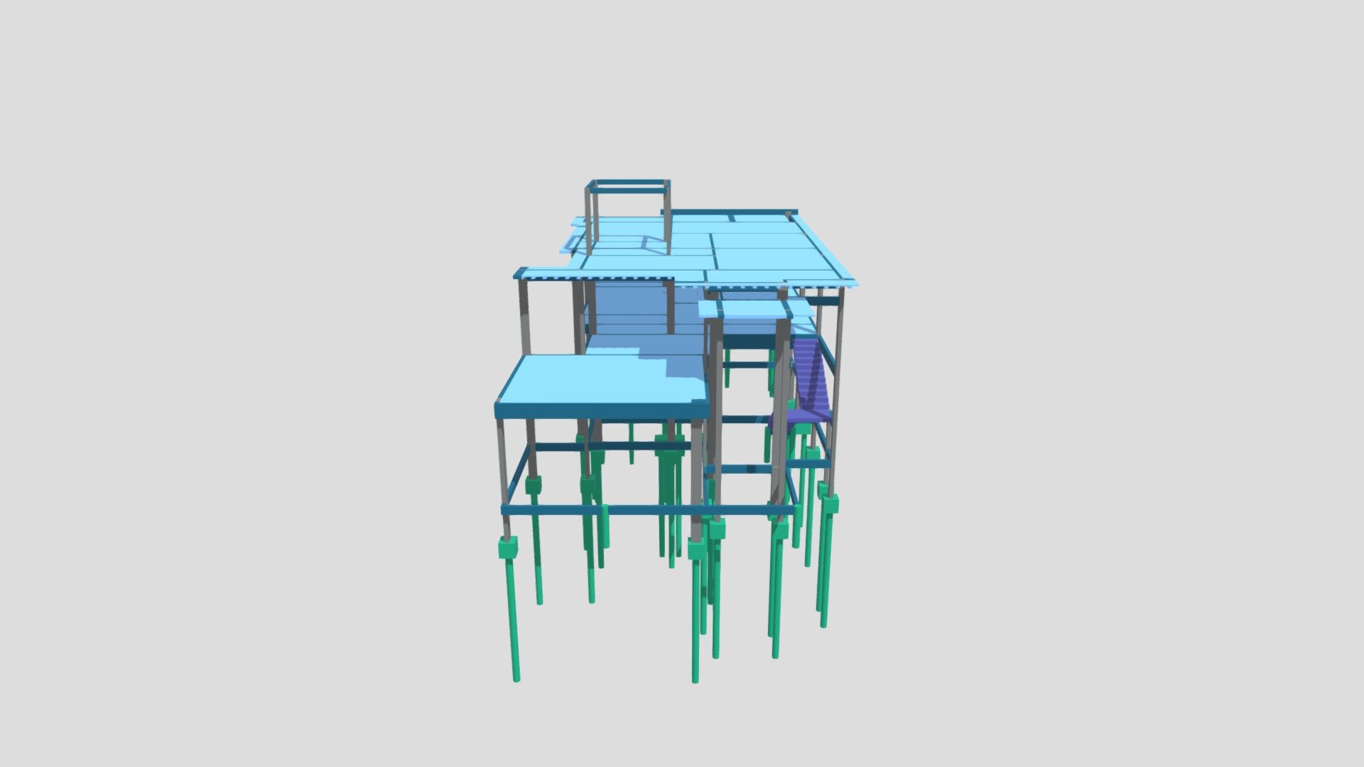 Estrutural AA - 3D model by Lays Brisot (@laysbrisot) [c5ba357] - Sketchfab