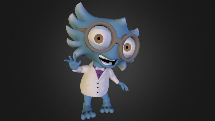 Harold the Mad Scientist  3D Model