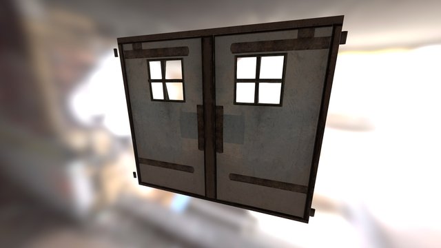 Metal Door 3D Model