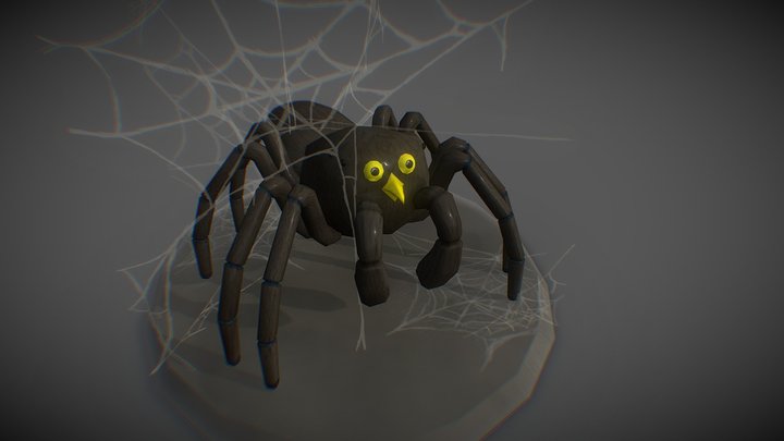 Spider_Owl 3D Model