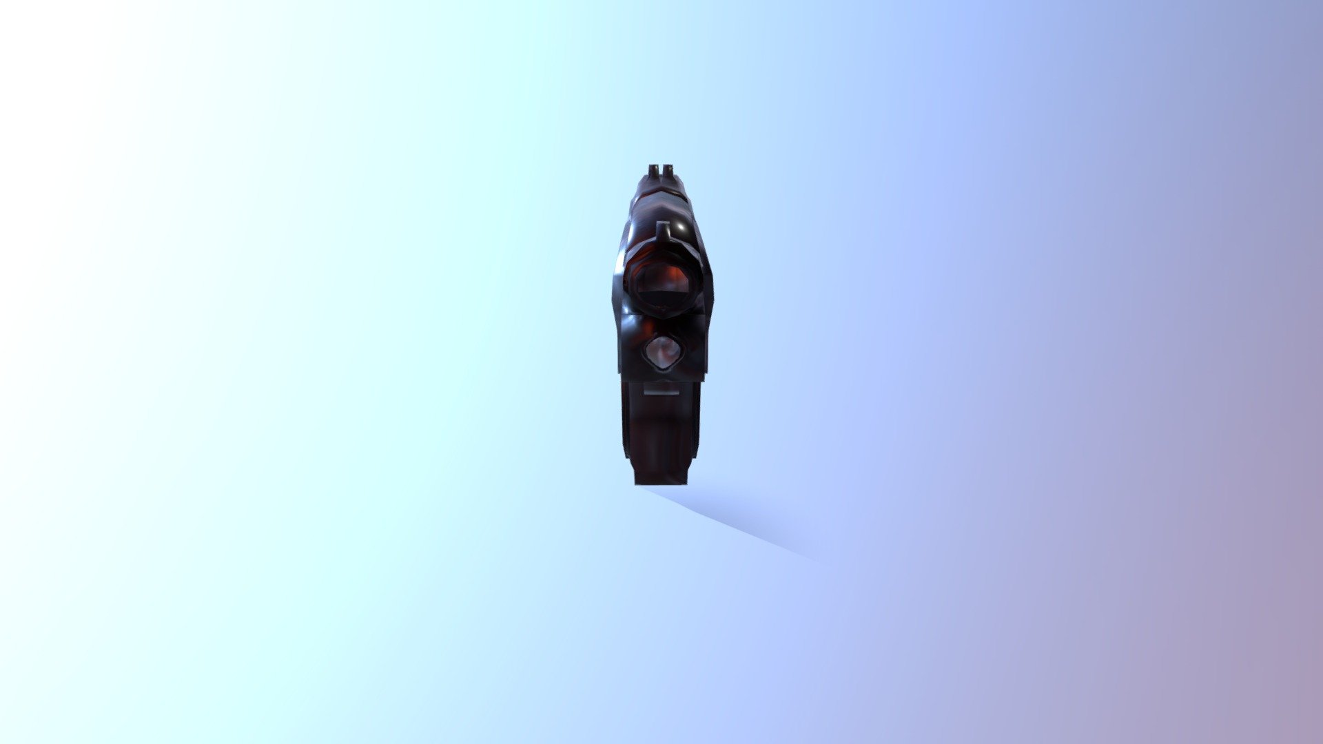Arma Blender Con El Highpoly