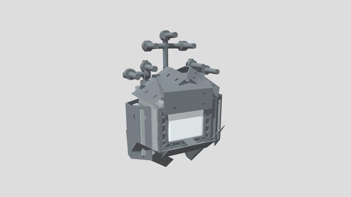 v1 upgrade titan computerman computer head 3D Model