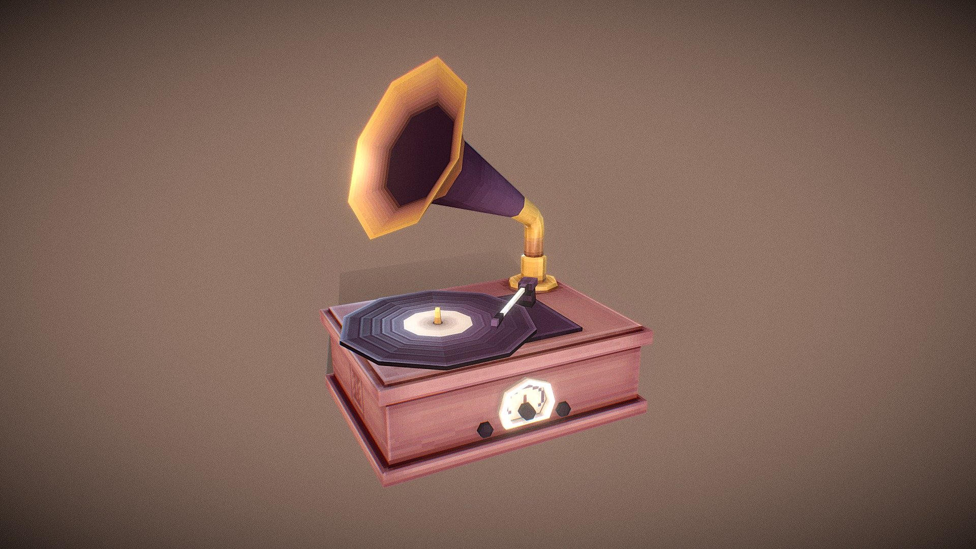 Vintage Archaeologist Record Player