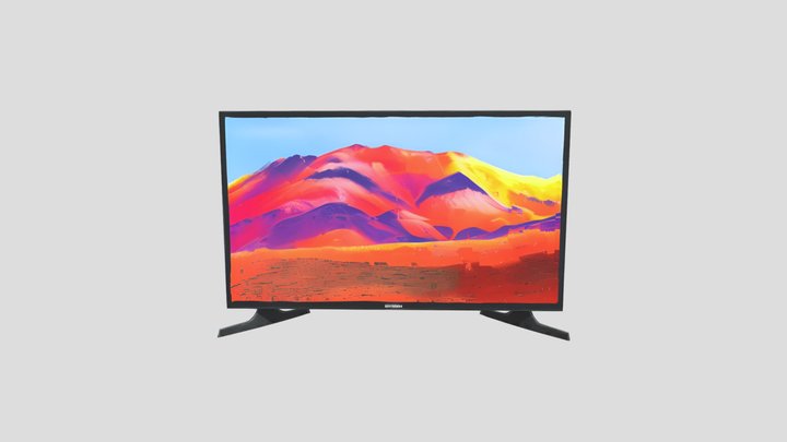 Flat screen tv 3D Model