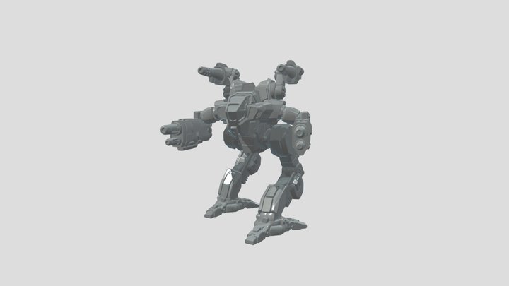 Mantis Mech 15 pose 3D Model