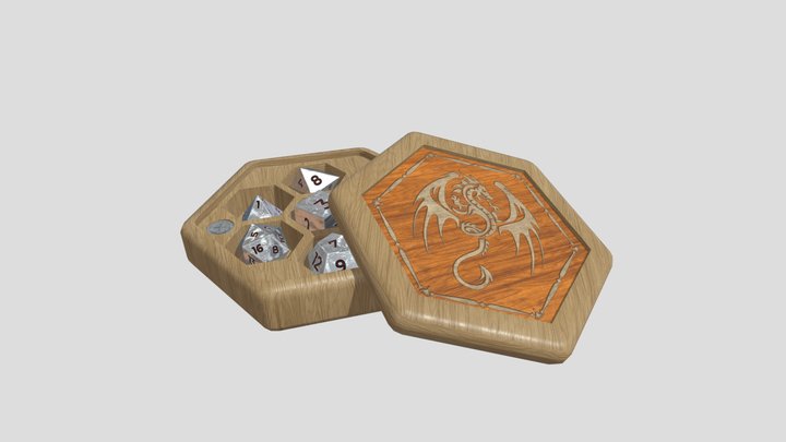 Dice Box 3D Model