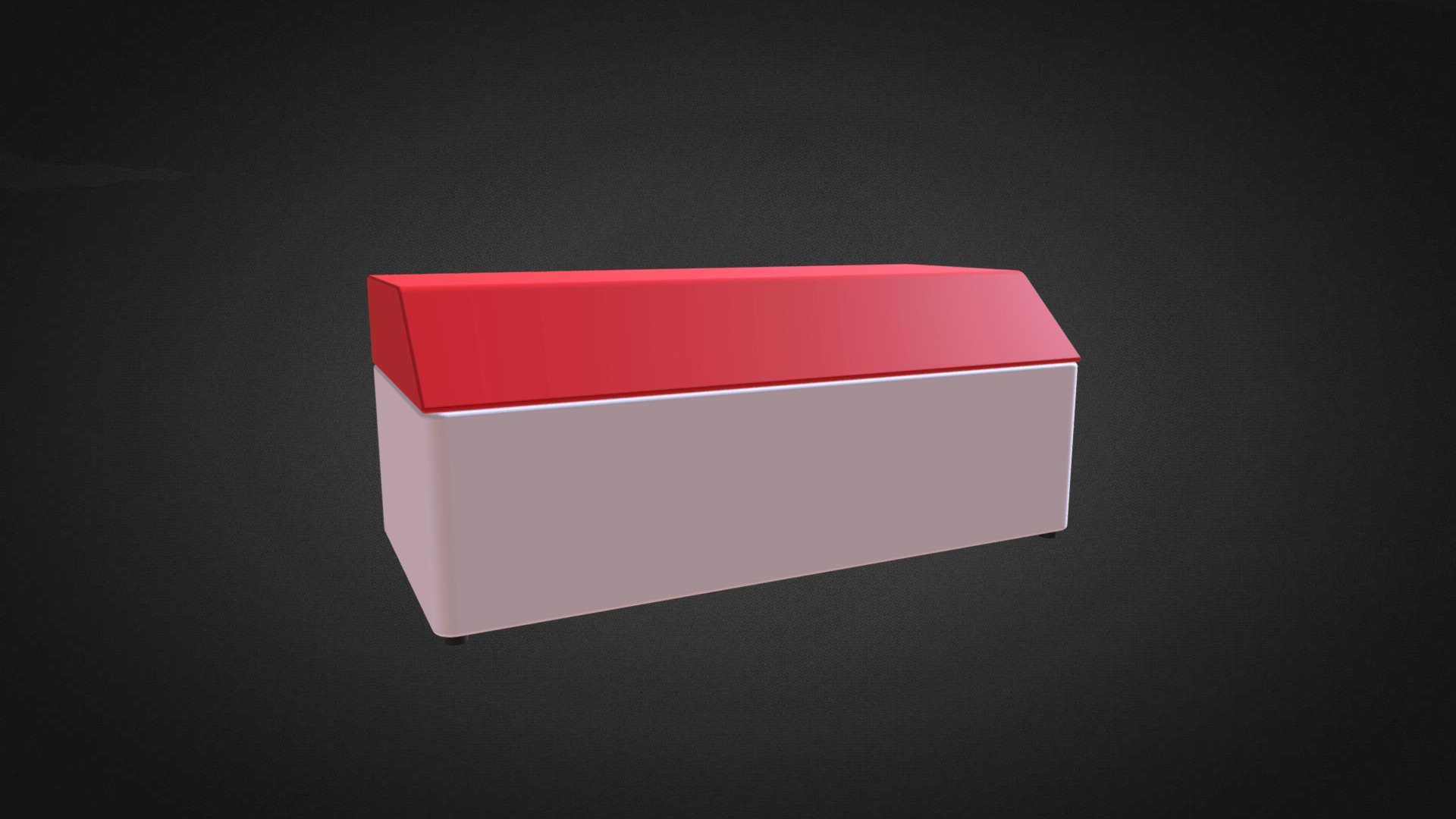 2 Seater Pouffe — Sketchfab embed 3D viewer