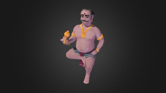 Dwarapal 3D Model