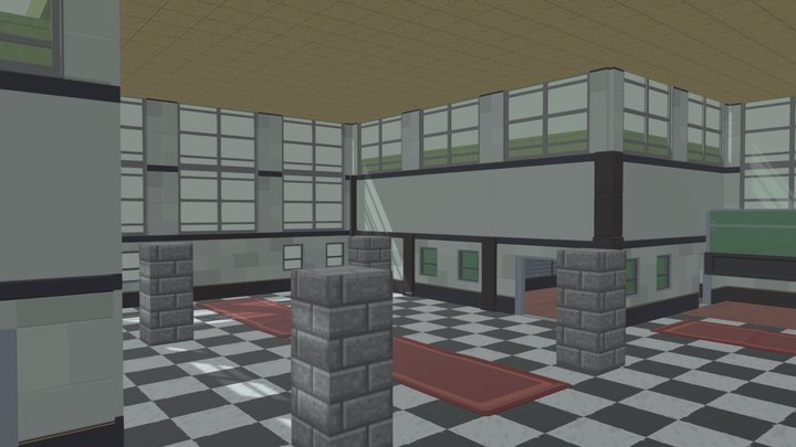 chicken gun bank map – Modello 3D gratuito STL