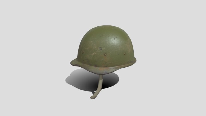 SH-40 (Soviet Helmet СШ-40) 3D Model