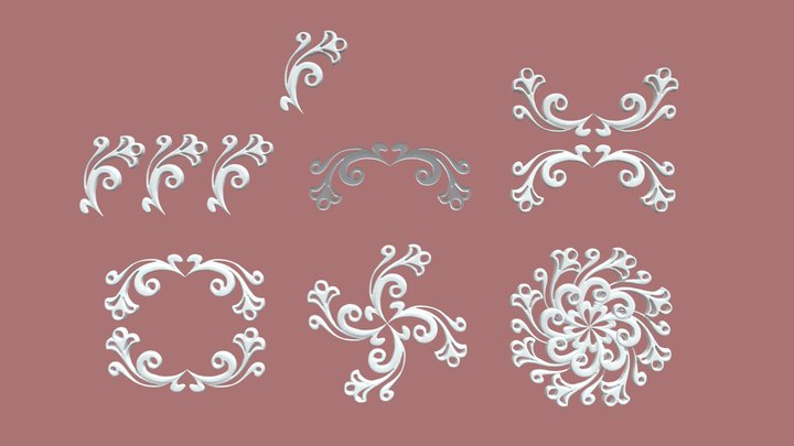 043 Carving kit – Modello 3D gratuito STL