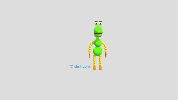 Plain Bi-Ped 3D Model