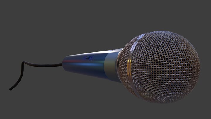 Microphone 3D Model